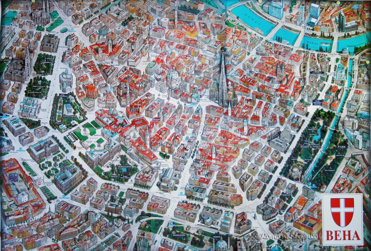 Χάρτης της Βιέννης 3d