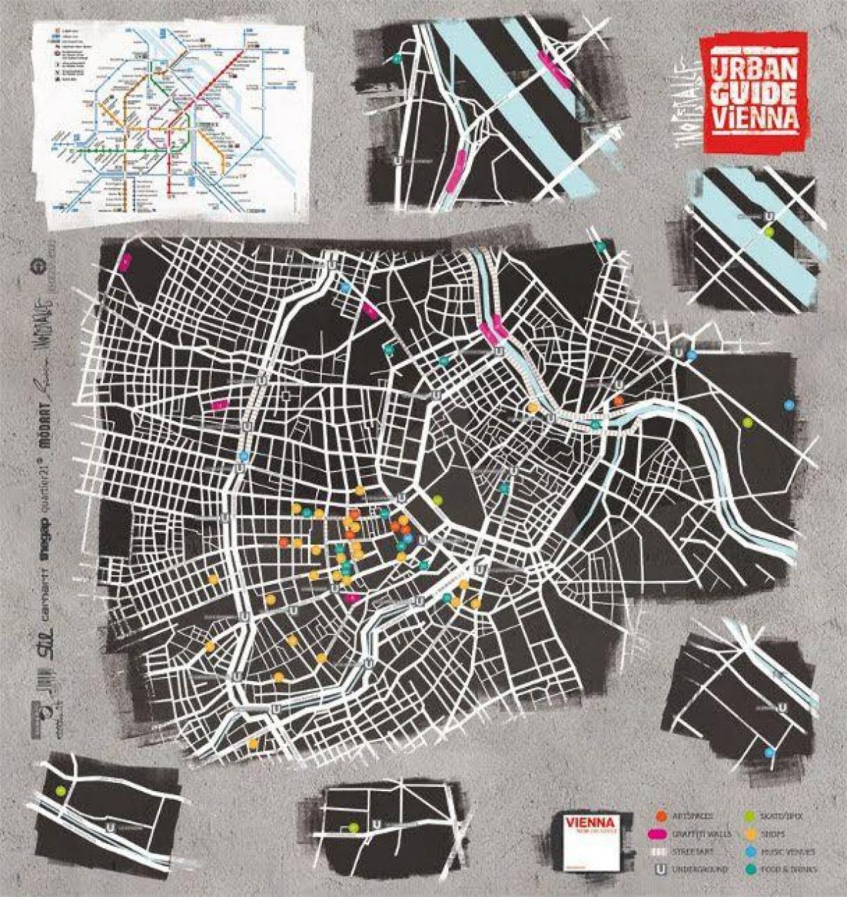 Χάρτης της τέχνης του δρόμου της Βιέννης