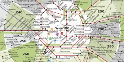 Wien ζώνη 100 χάρτης