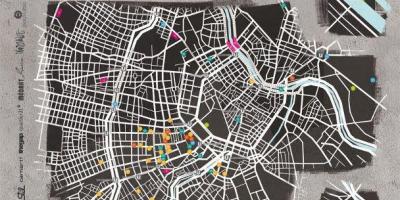 Χάρτης της τέχνης του δρόμου της Βιέννης