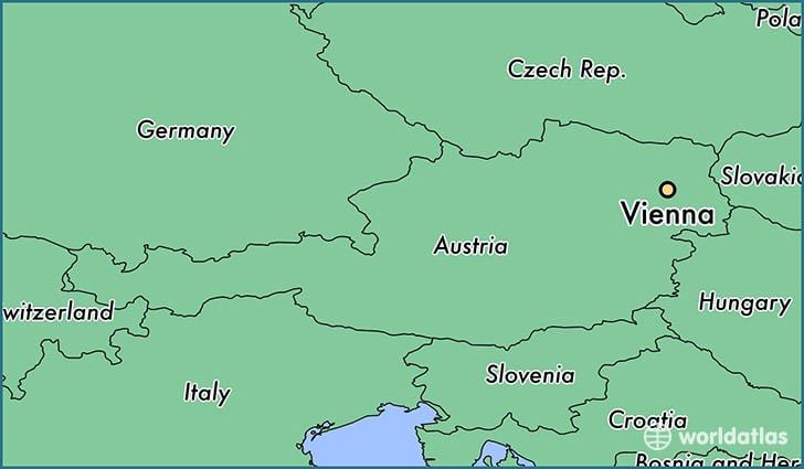 Βιέννη εμφάνιση χάρτη
