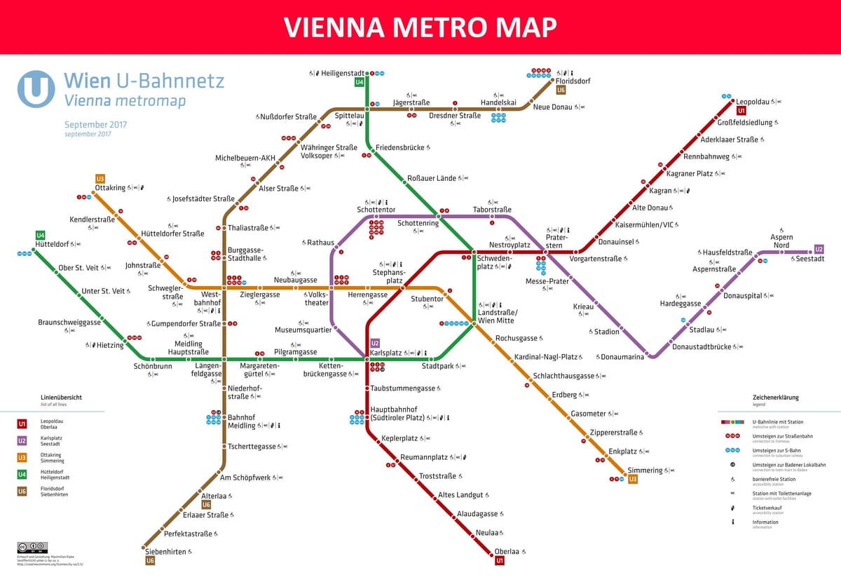Χάρτης της Βιέννης metro app