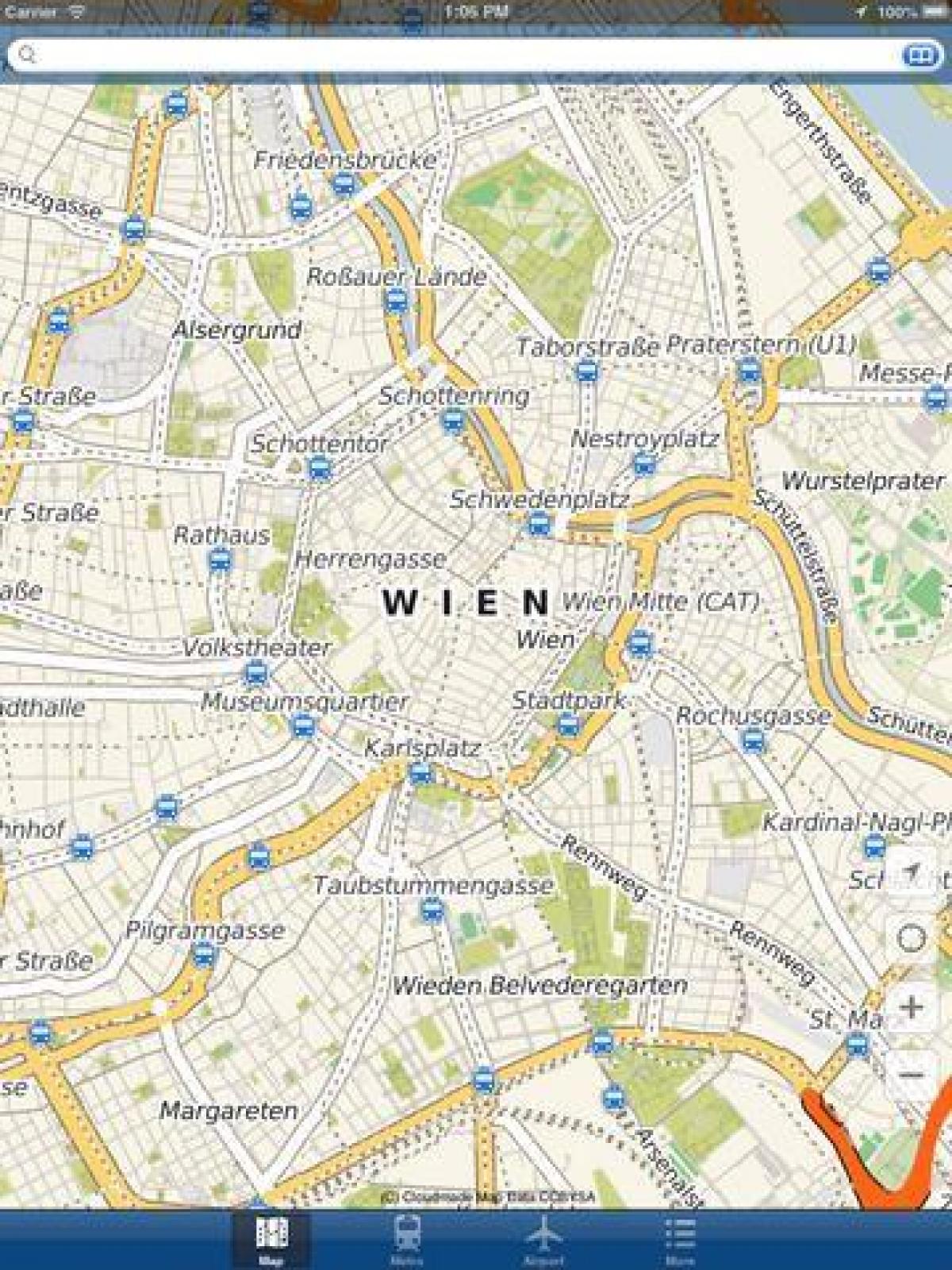 Βιέννη χάρτης app