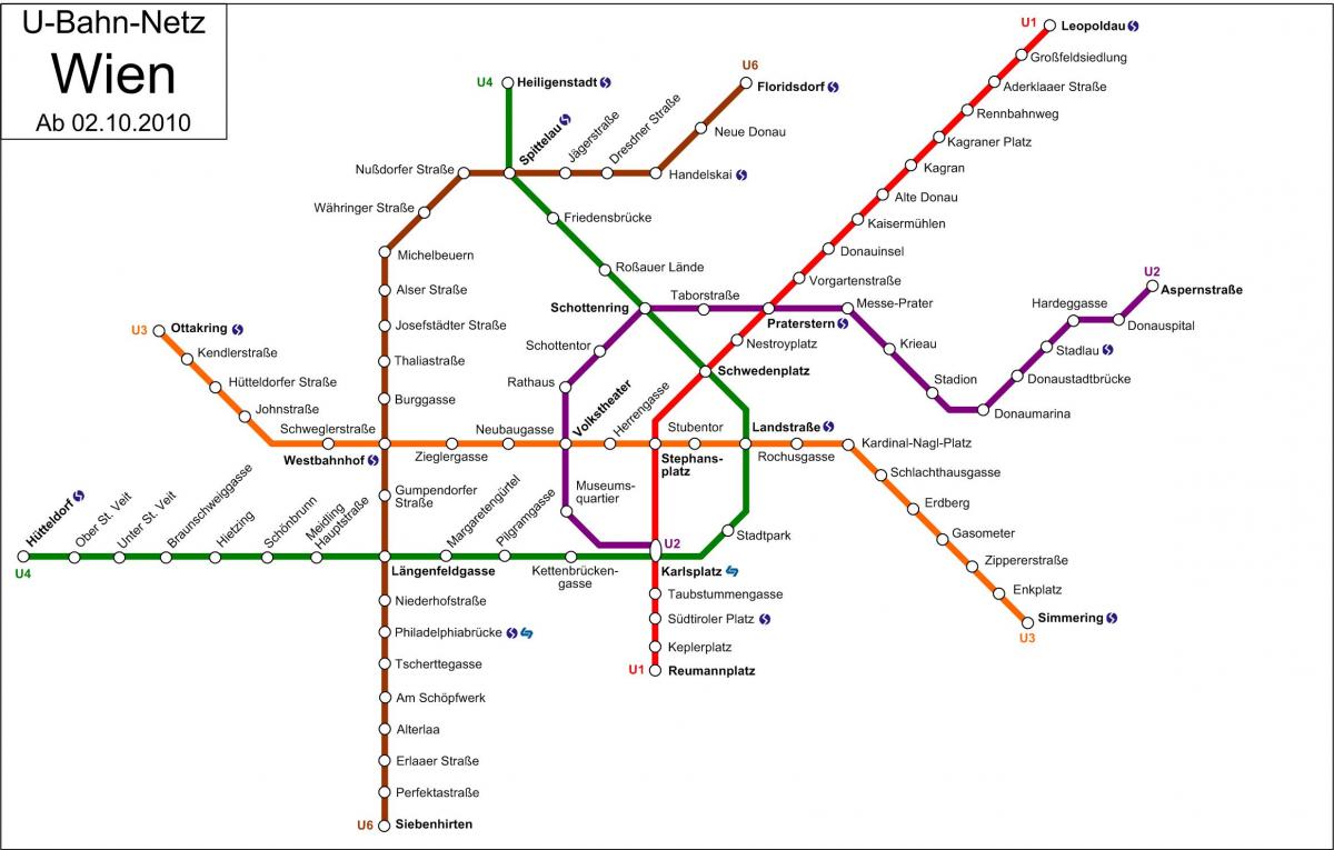 το τραμ d Βιέννη εμφάνιση χάρτη