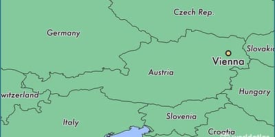 Βιέννη εμφάνιση χάρτη