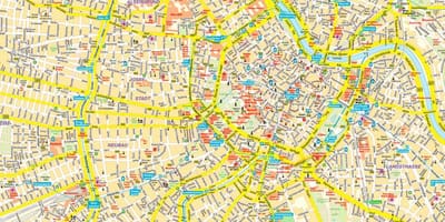Βιέννη inner city χάρτης