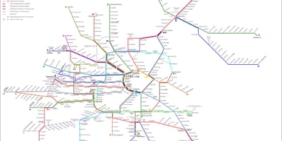 Βιέννη strassenbahn χάρτης