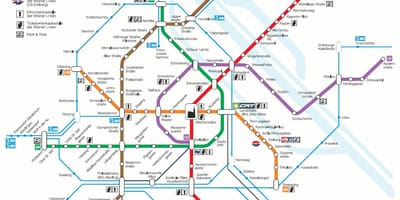 Wien s bahn χάρτης