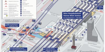 Wien hbf χάρτης